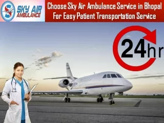 Air Ambulance from Bhopal with the Biggest Medical Team