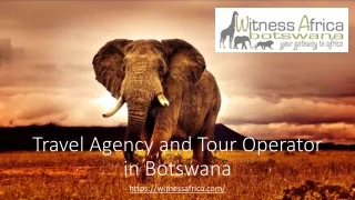 Renowned Tour Operator in Botswana