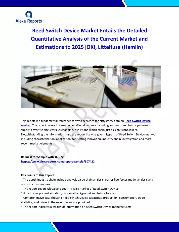 reed switch device market entails the detailed