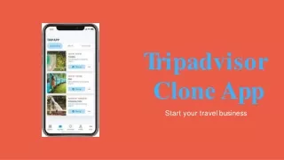 100% customizable TripAdvisor clone app solutions
