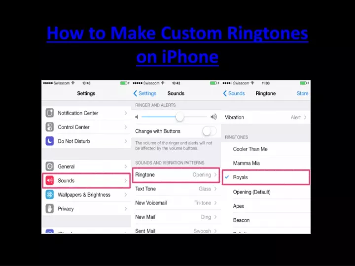 how to make custom ringtones on iphone