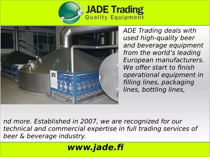 ade trading deals with used high quality beer