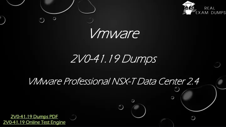 vmware 2v0 41 19 dumps vmware professional