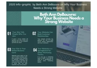 2020 Info-graphic By Beth Ann DeBouvre On Why Your Business Needs A Strong Website