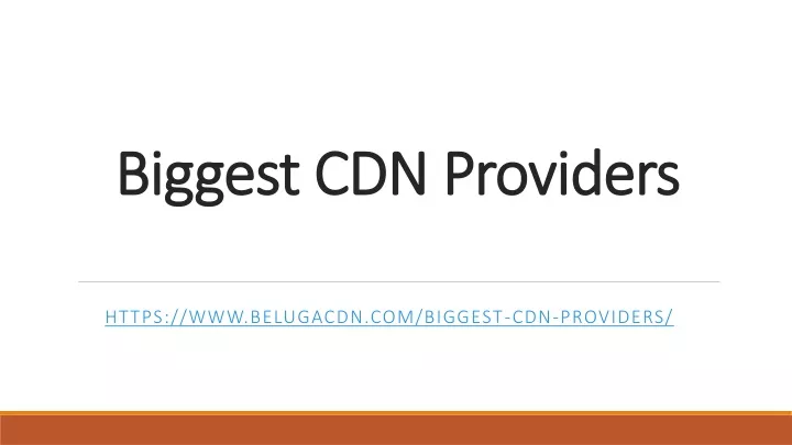 biggest cdn providers