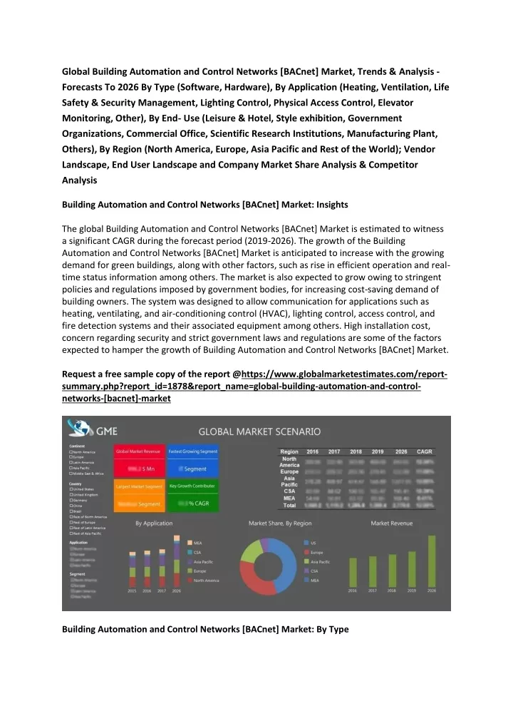 global building automation and control networks