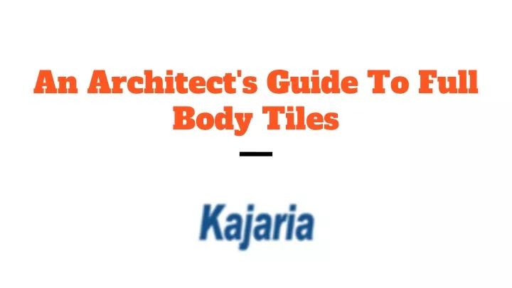 an architect s guide to full body tiles