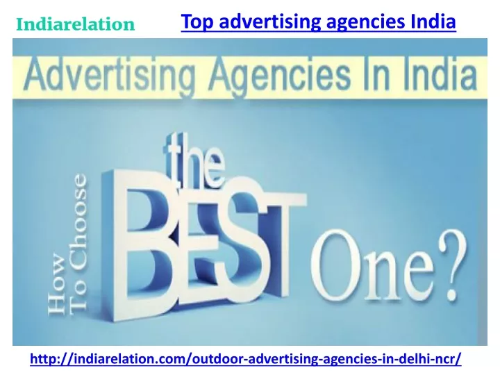 top advertising agencies india