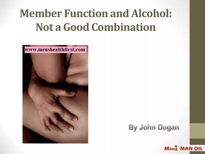 member function and alcohol not a good combination