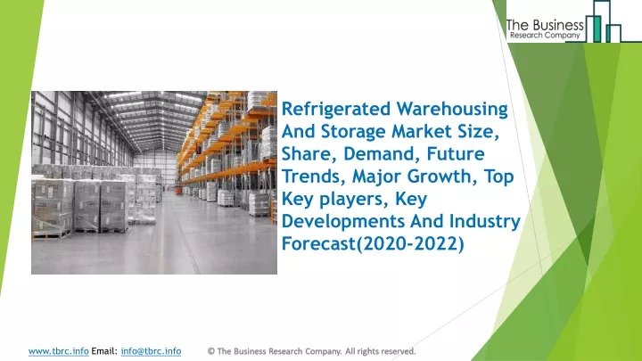 refrigerated warehousing and storage market size