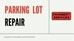 Parking Lot Repair - slide 1