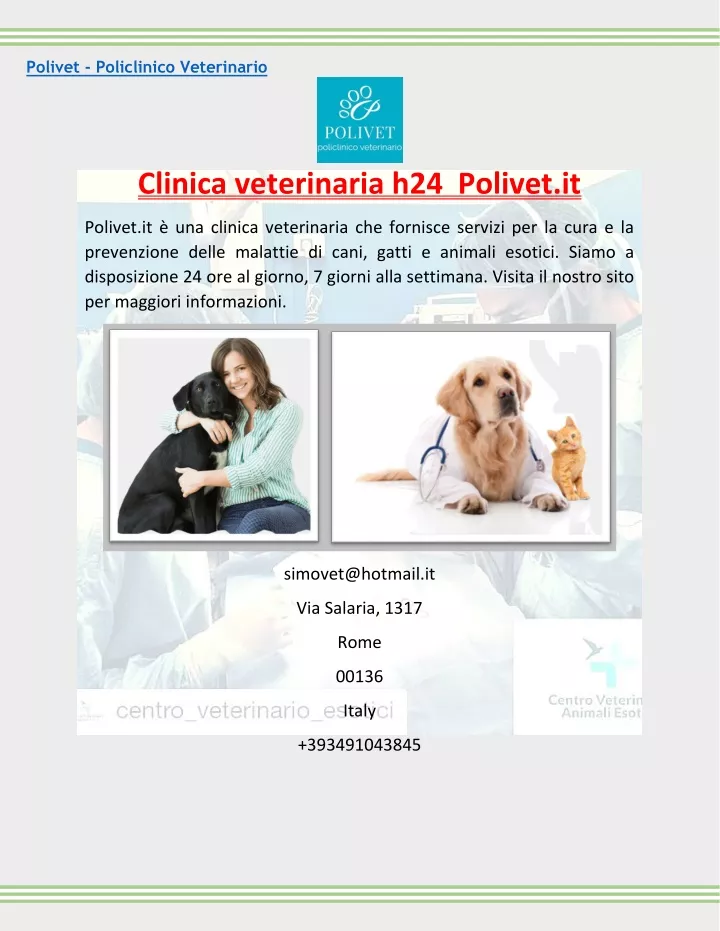 polivet policlinico veterinario