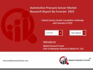 automotive pressure sensor market research report