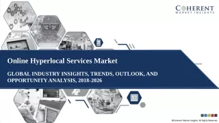 online hyperlocal services market