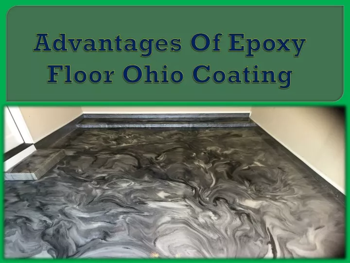 advantages of epoxy floor ohio coating