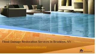 Flood Damage Restoration Services in Brooklyn, NY
