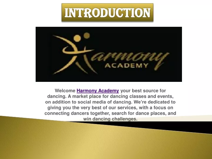 welcome harmony academy your best source