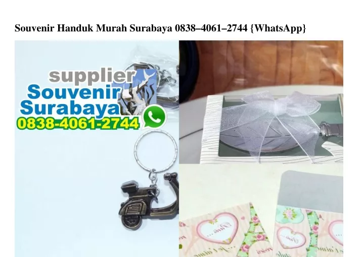 souvenir handuk murah surabaya 0838 4061 2744