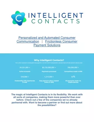 Intelligent Contacts PDF