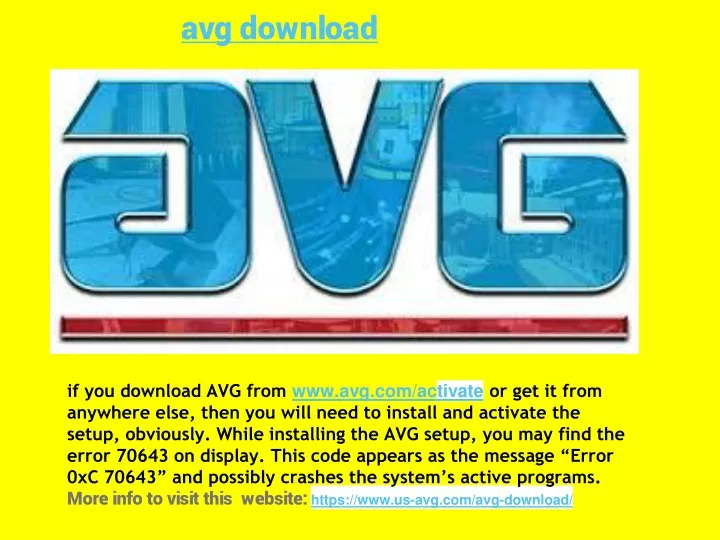 avg download