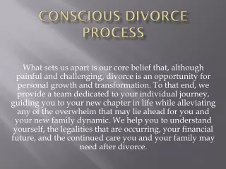 Conscious Divorce Group  with Experienced Coaches