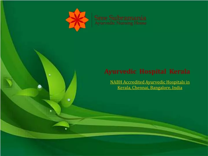 ayurvedic hospital kerala