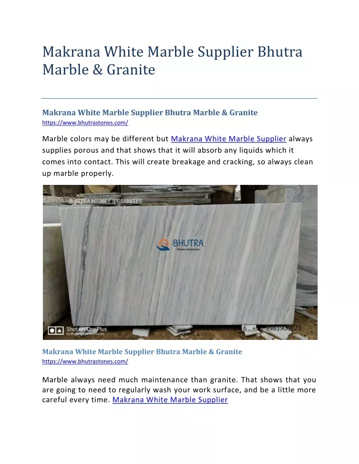 makrana white marble supplier bhutra marble