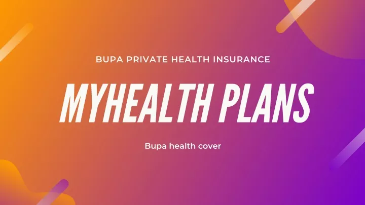 bupa private health insurance