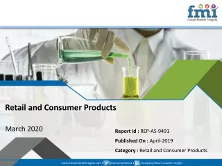 Water Flosser Market  to Reach US$ 785 Mn. by 2019