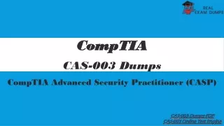 2020 CompTIA CAS-003 Dumps |CompTIA CAS-003 Study Material  | Realexamdumps.com