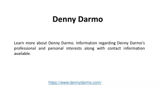 Denny Darmo