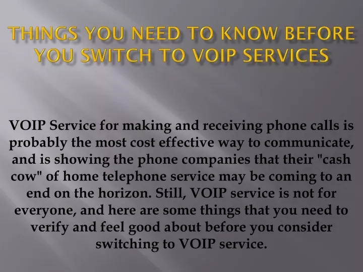 things you need to know before you switch to voip services