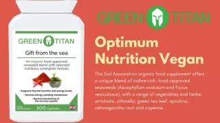 Healthy Vegan Products - Greentitan Health