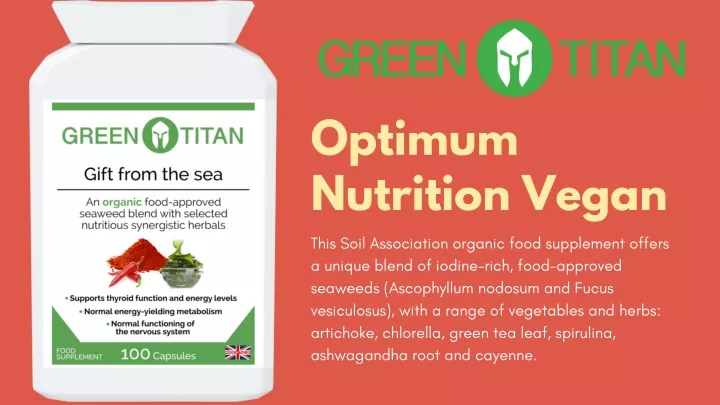 optimum nutrition vegan