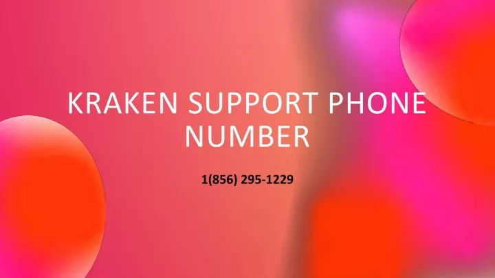 kraken support phone number