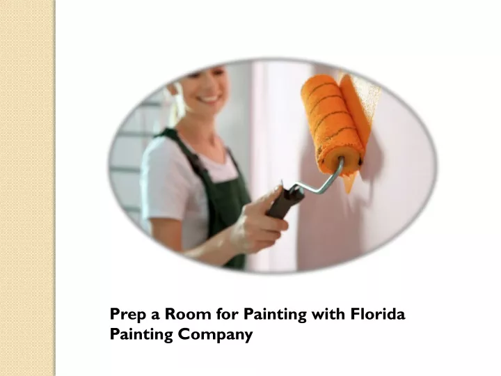 prep a room for painting with florida painting