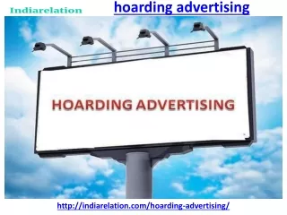 We are leading best hoarding advertising company