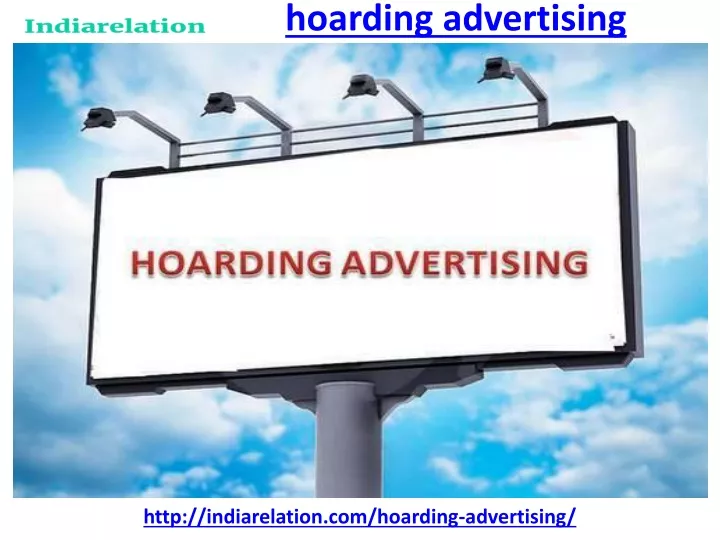 hoarding advertising