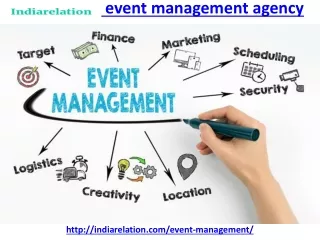 Find the best agency for event management