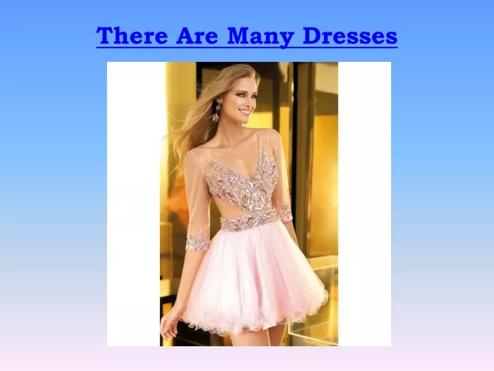 there are many dresses
