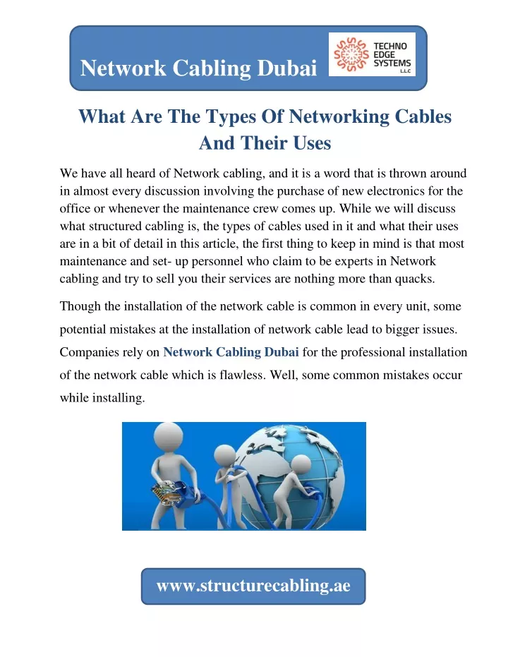 network cabling dubai