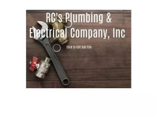 RC's Plumbing & Electrical Company, Inc