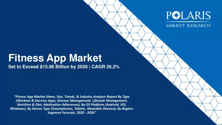 fitness app market set to exceed 15 96 billion by 2026 cagr 26 2