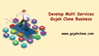 develop multi services gojek clone business