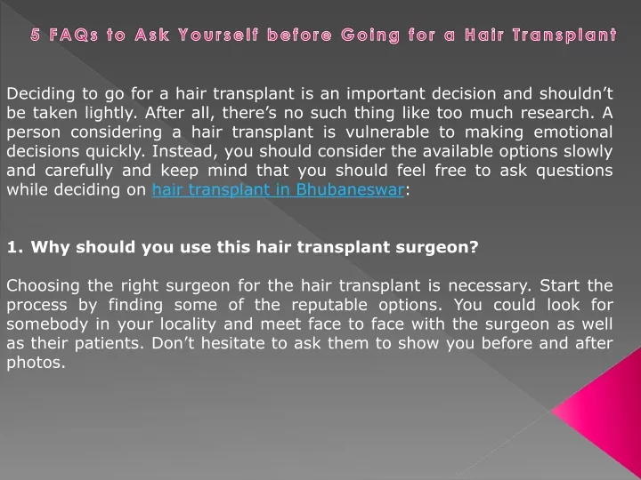 5 faqs to ask yourself before going for a hair