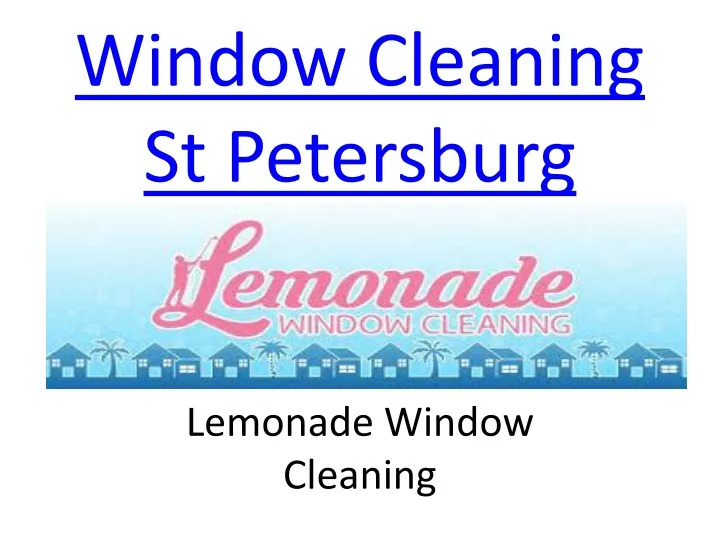 window cleaning st petersburg