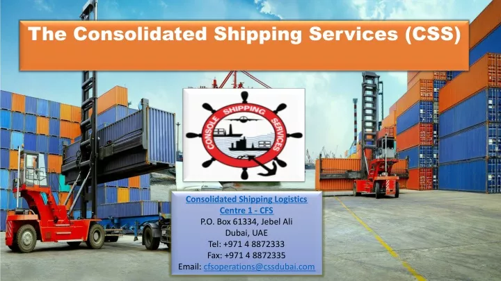 the consolidated shipping services css
