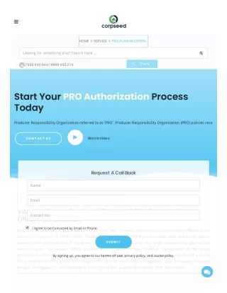 Start Your PRO Authorization Process Today