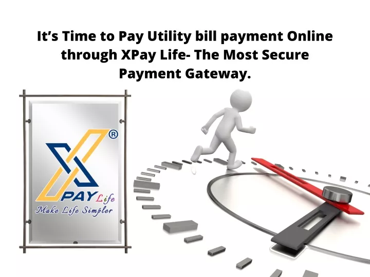 it s time to pay utility bill payment online