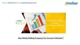 how medical billing company can increase collection